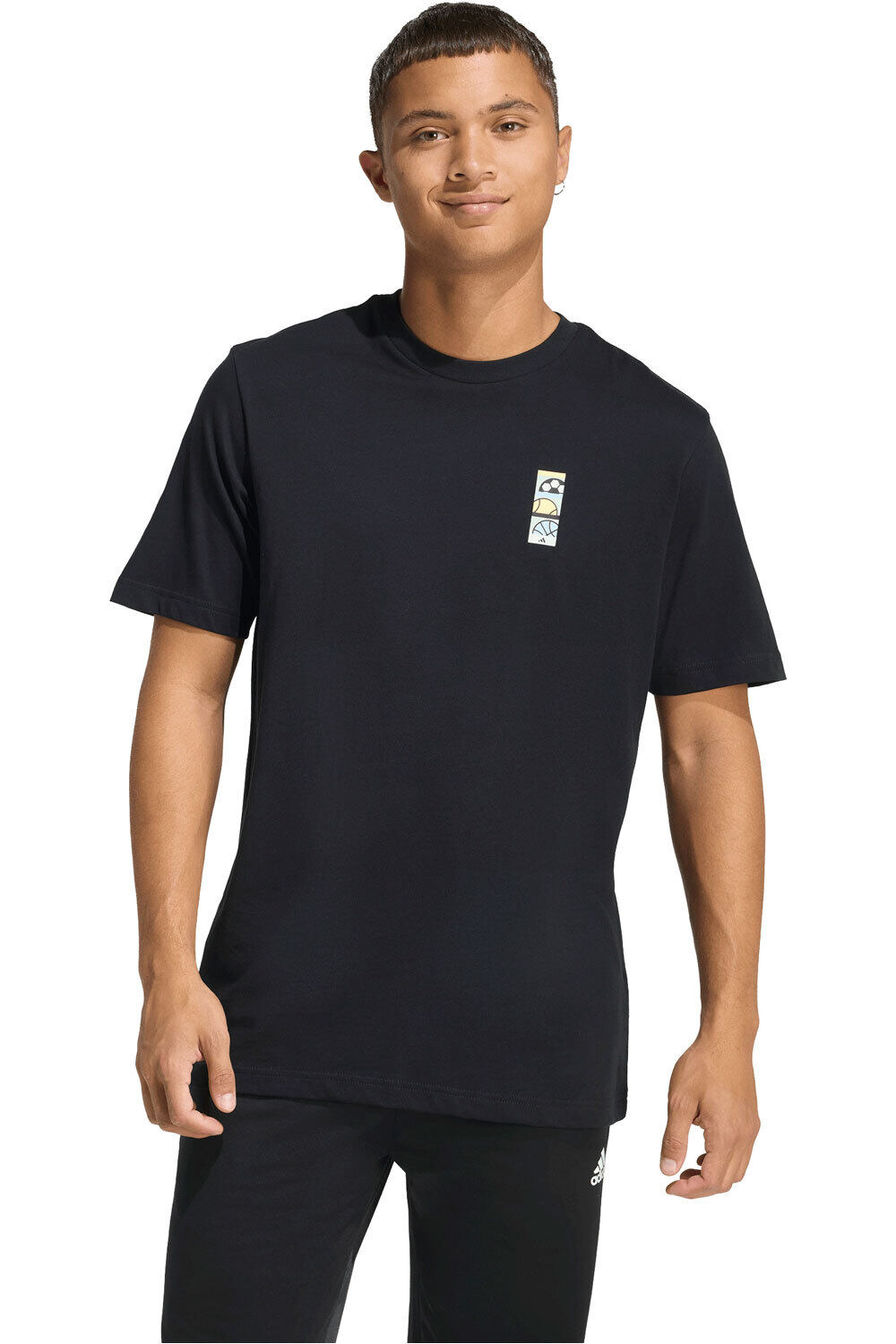 adidas camiseta manga corta hombre M MOS POSTER T vista frontal