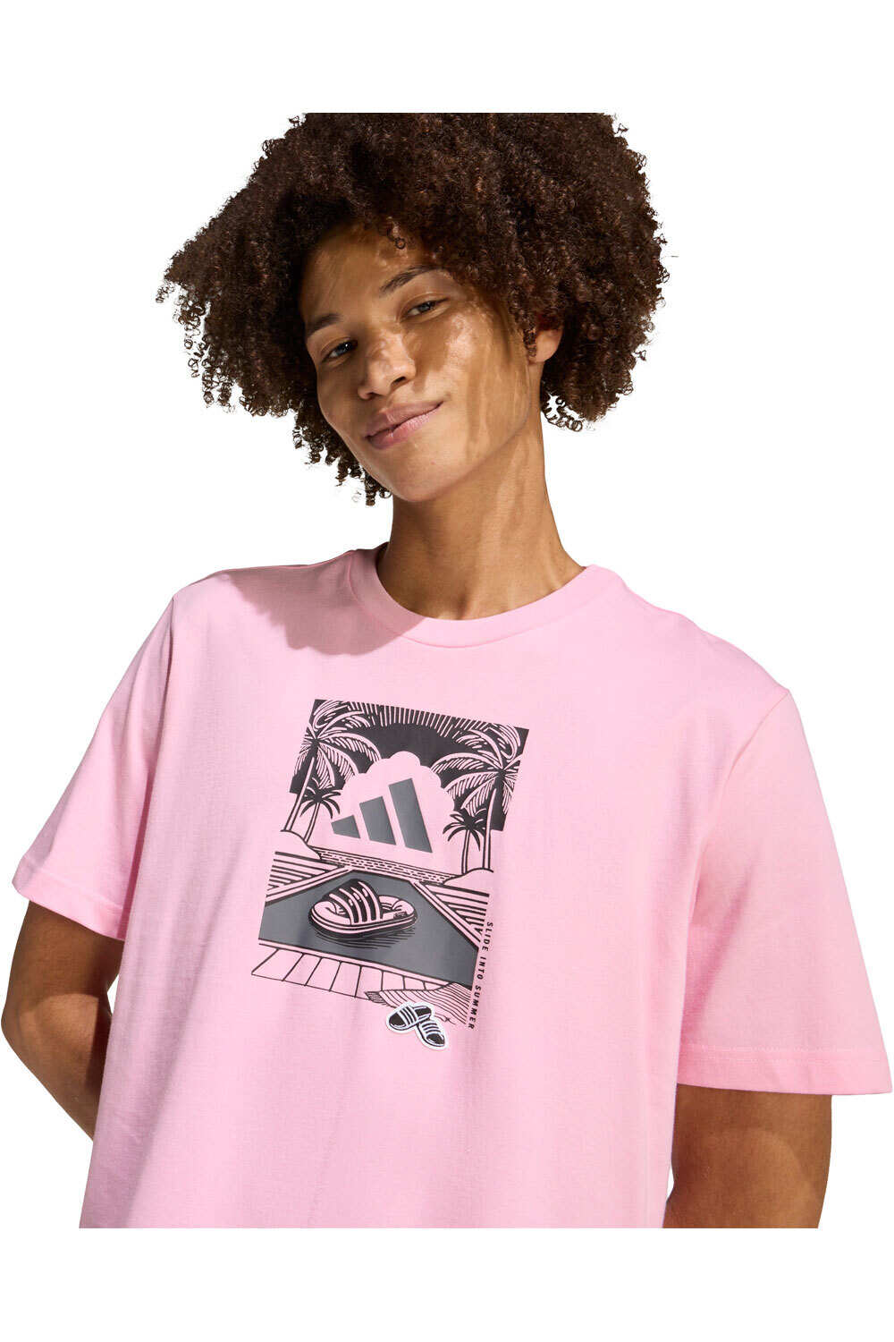 adidas camiseta manga corta hombre M S SLIDE RX T vista detalle