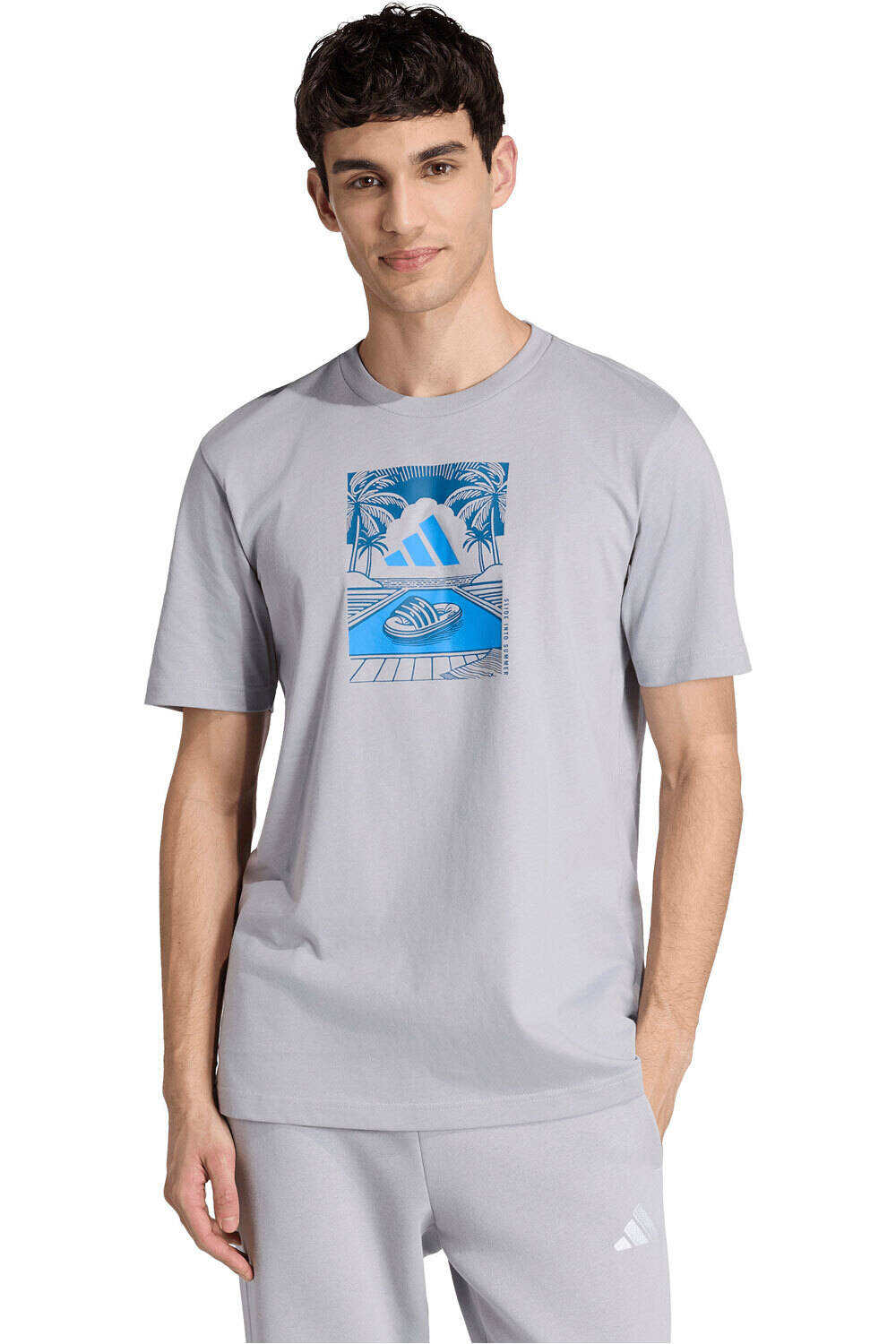 adidas camiseta manga corta hombre M S SLIDE RX T vista frontal