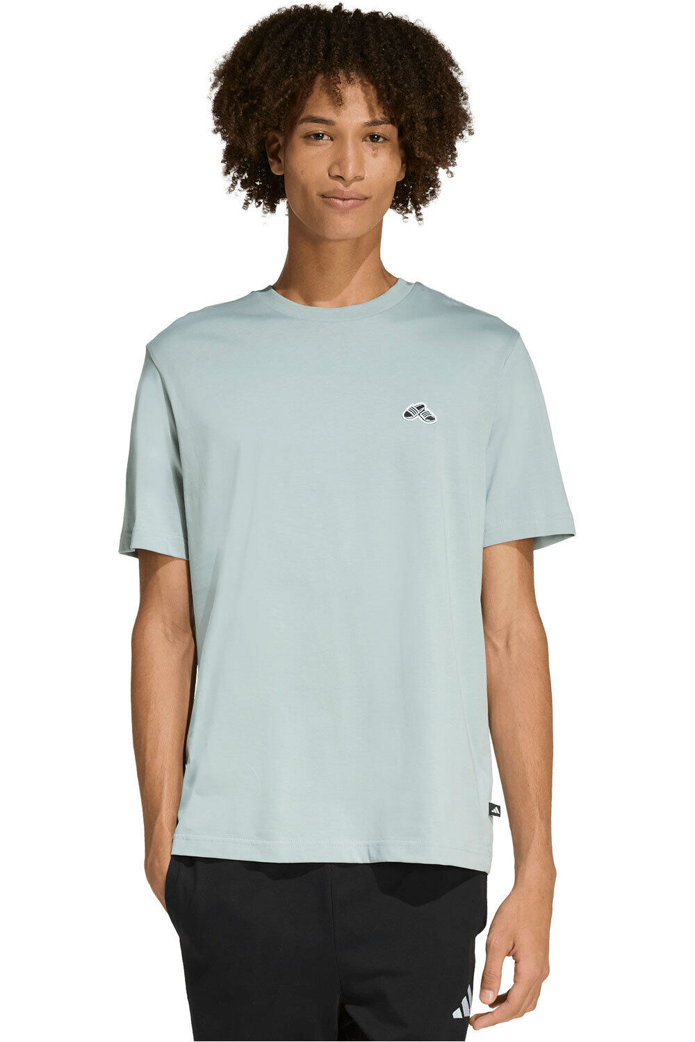 adidas camiseta manga corta hombre M S SLIDE TR T vista frontal