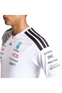 adidas camiseta manga corta hombre MERCEDES-AMG PETRONAS F1 DNA vista detalle