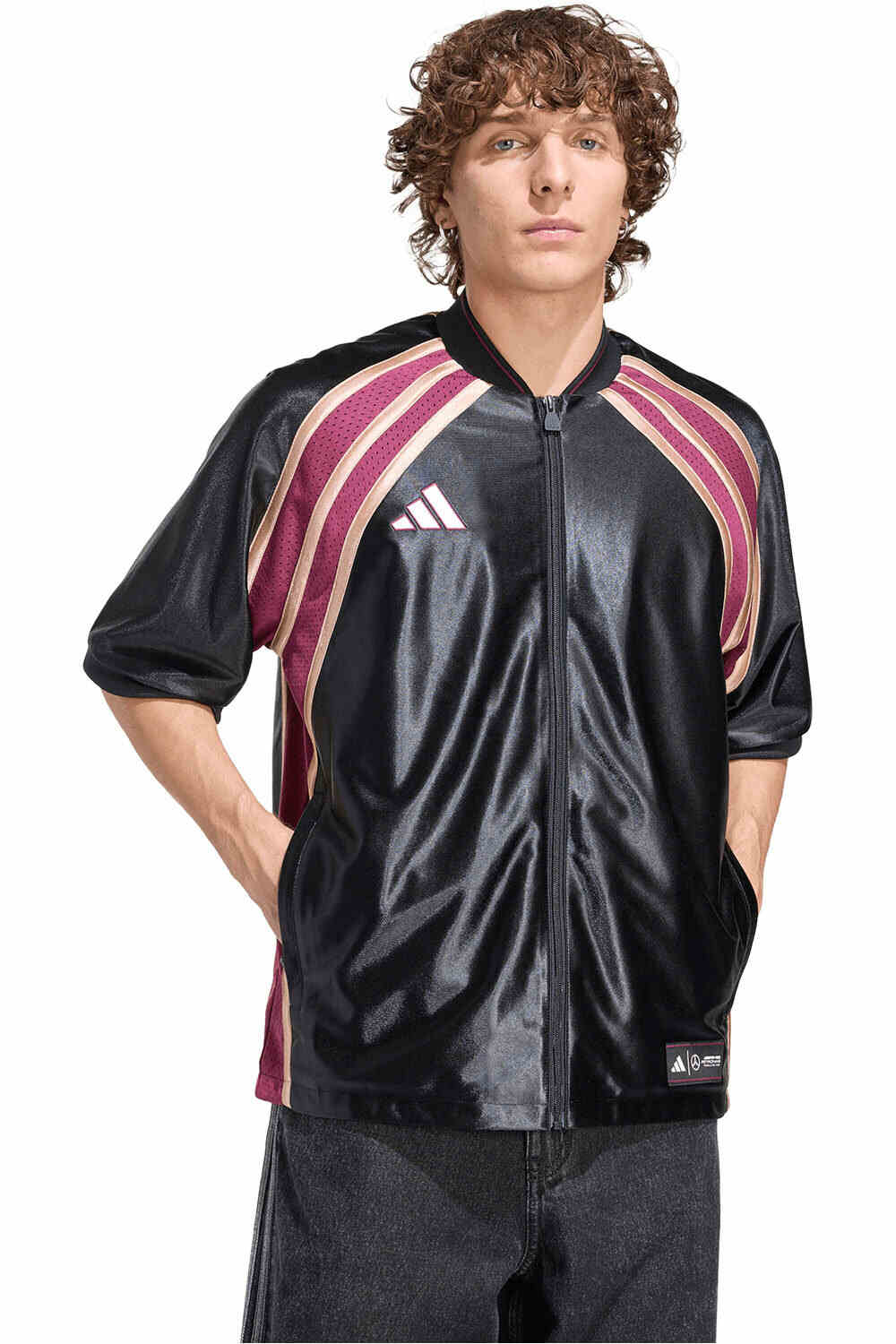 adidas camiseta manga corta hombre MERCEDES AMG PETRONAS F1 LAS VEGAS vista frontal