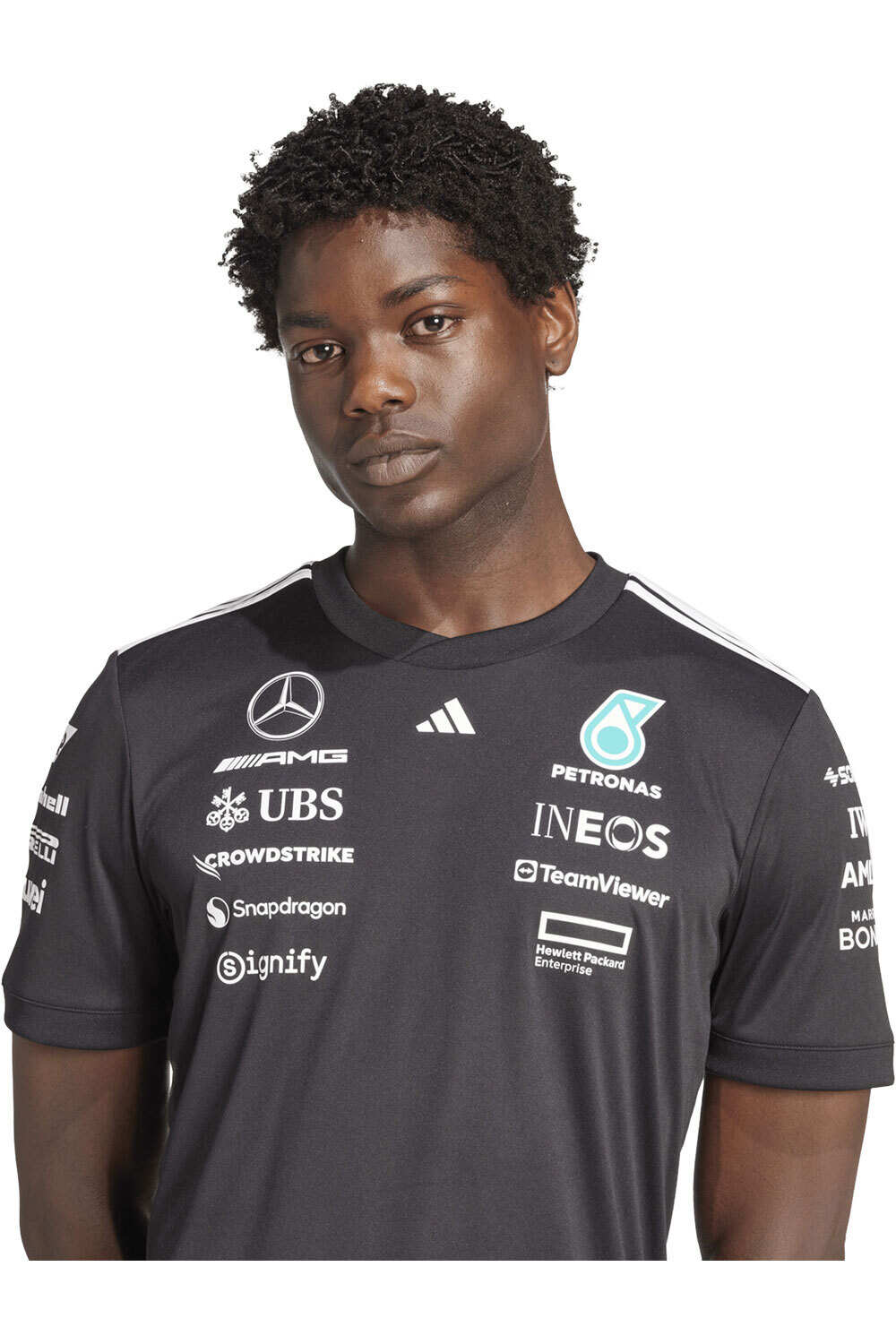 adidas camiseta manga corta hombre MERCEDES AMG PETRONAS F1 TEAM 03