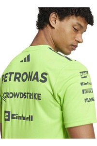 adidas camiseta manga corta hombre MERCEDES AMG PETRONAS F1 TEAM SET UP 04