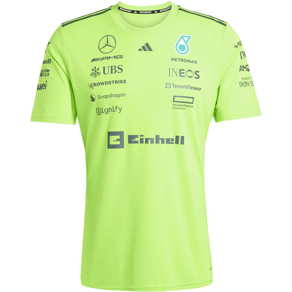 adidas camiseta manga corta hombre MERCEDES AMG PETRONAS F1 TEAM SET UP 05