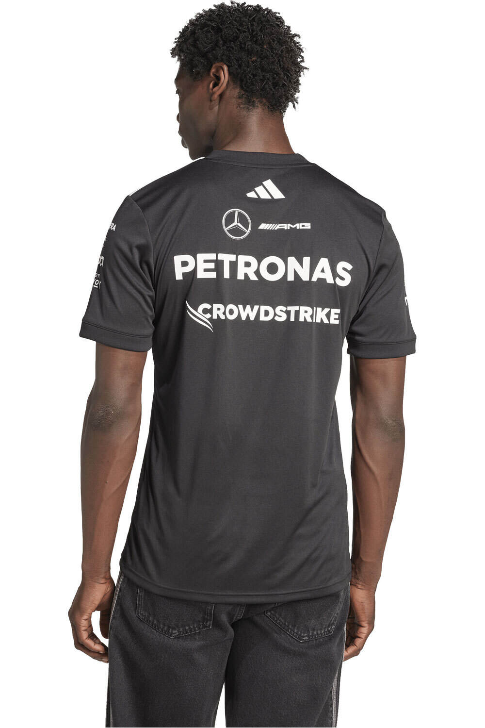 adidas camiseta manga corta hombre MERCEDES AMG PETRONAS F1 TEAM vista trasera