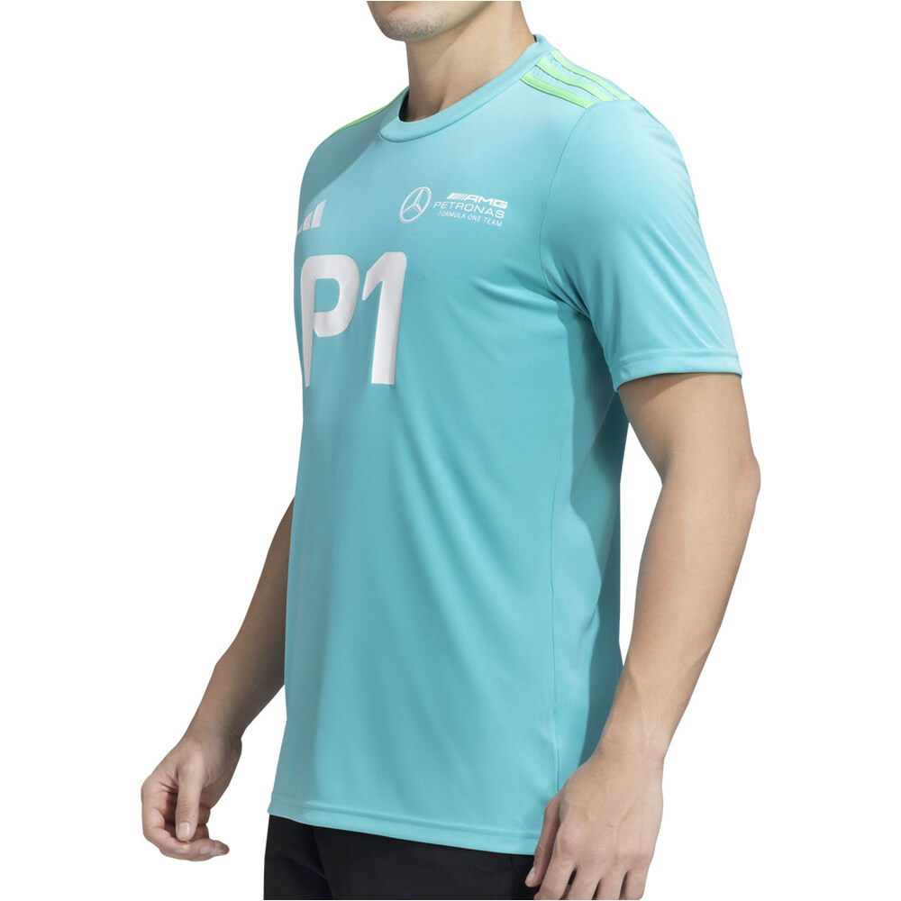 adidas camiseta manga corta hombre MERCEDES-AMG PETRONAS F1 TEAM WINNER vista detalle