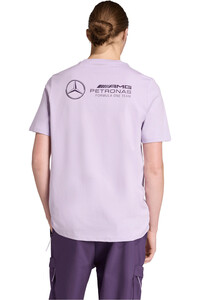 adidas camiseta manga corta hombre MERCEDES-AMG PETRONAS F1 vista trasera