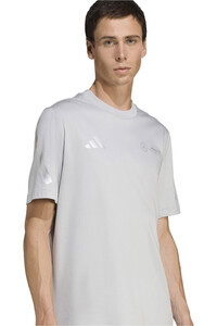 adidas camiseta manga corta hombre MERCEDES F1 TEAM SILVER ARROWS vista detalle