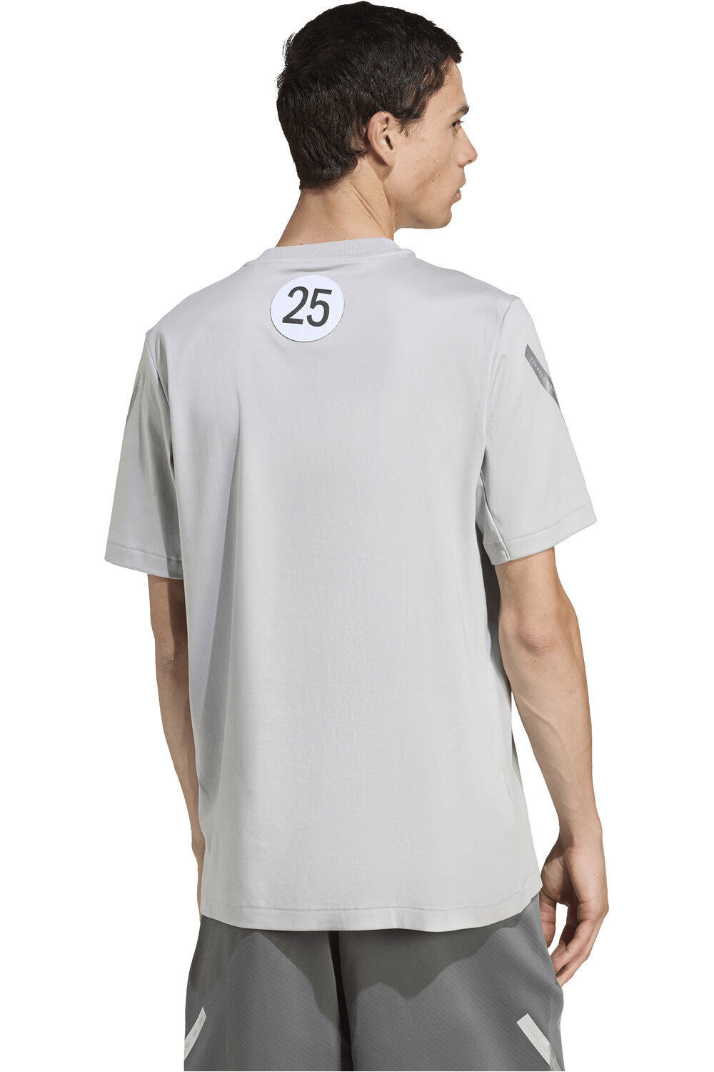 adidas camiseta manga corta hombre MERCEDES F1 TEAM SILVER ARROWS vista trasera