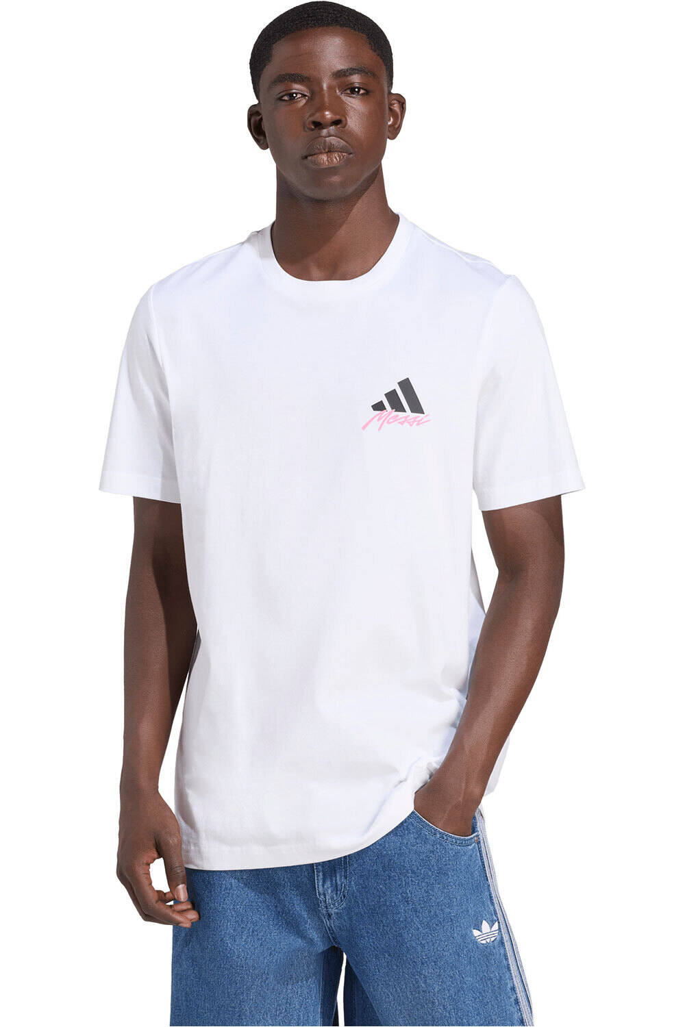 adidas camiseta manga corta hombre MESSI ICON GRAPHIC vista frontal