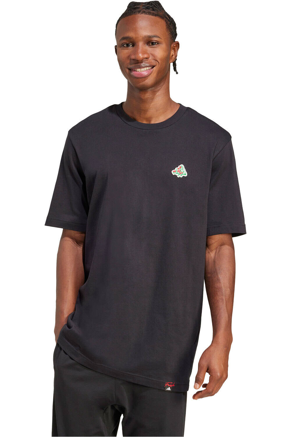 adidas camiseta manga corta hombre MINI PIZZA GRAPHIC vista frontal