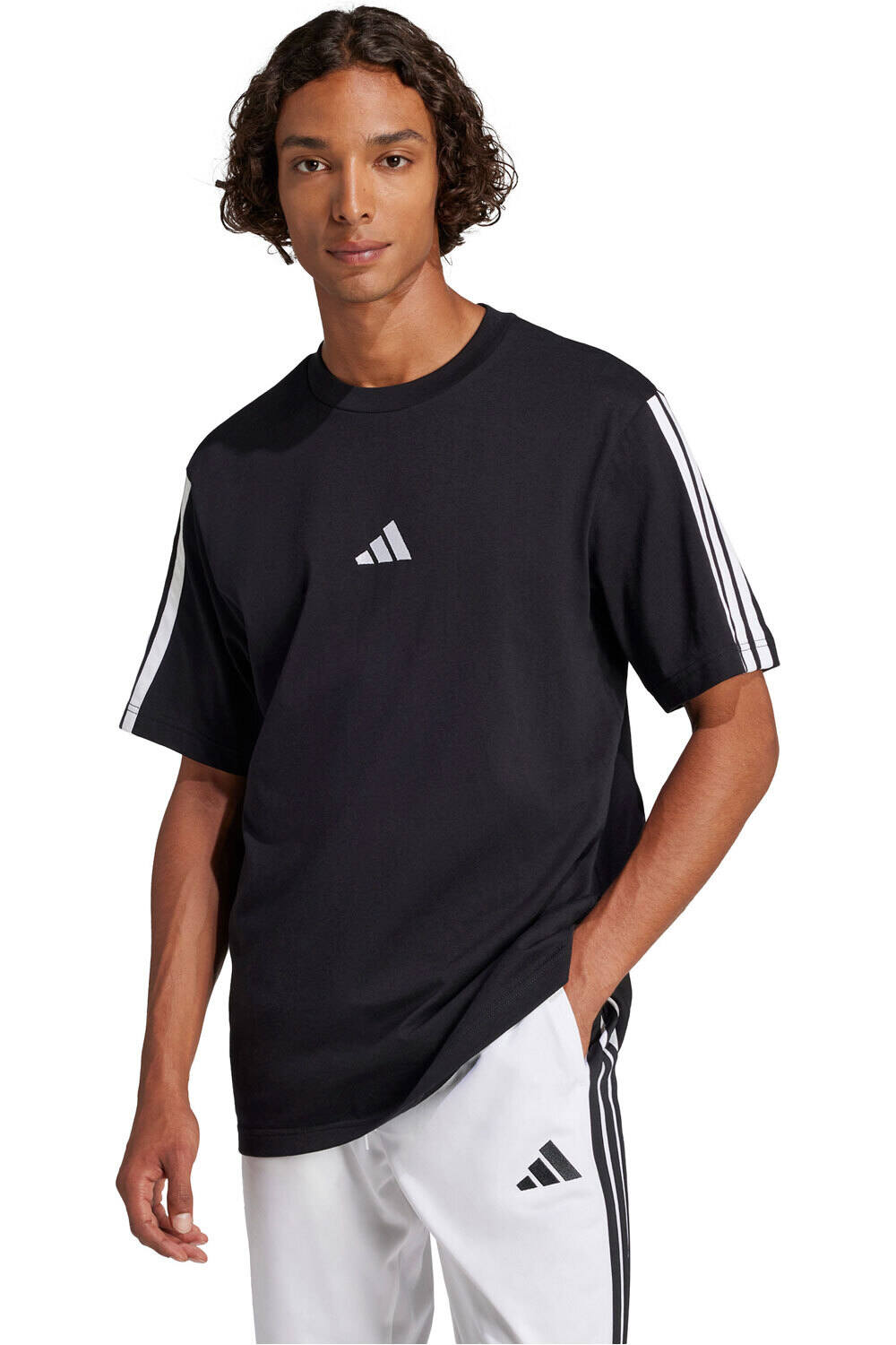 adidas camiseta manga corta hombre _M_M 3S SJ T B vista frontal