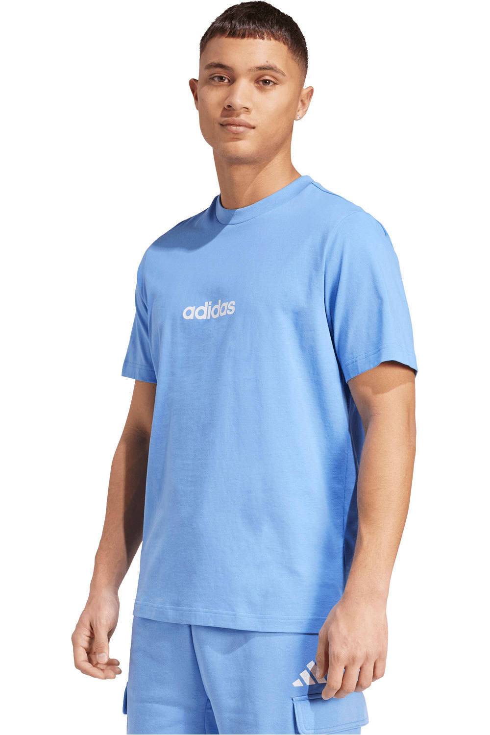 adidas camiseta manga corta hombre _M_M LIN SJ T vista frontal