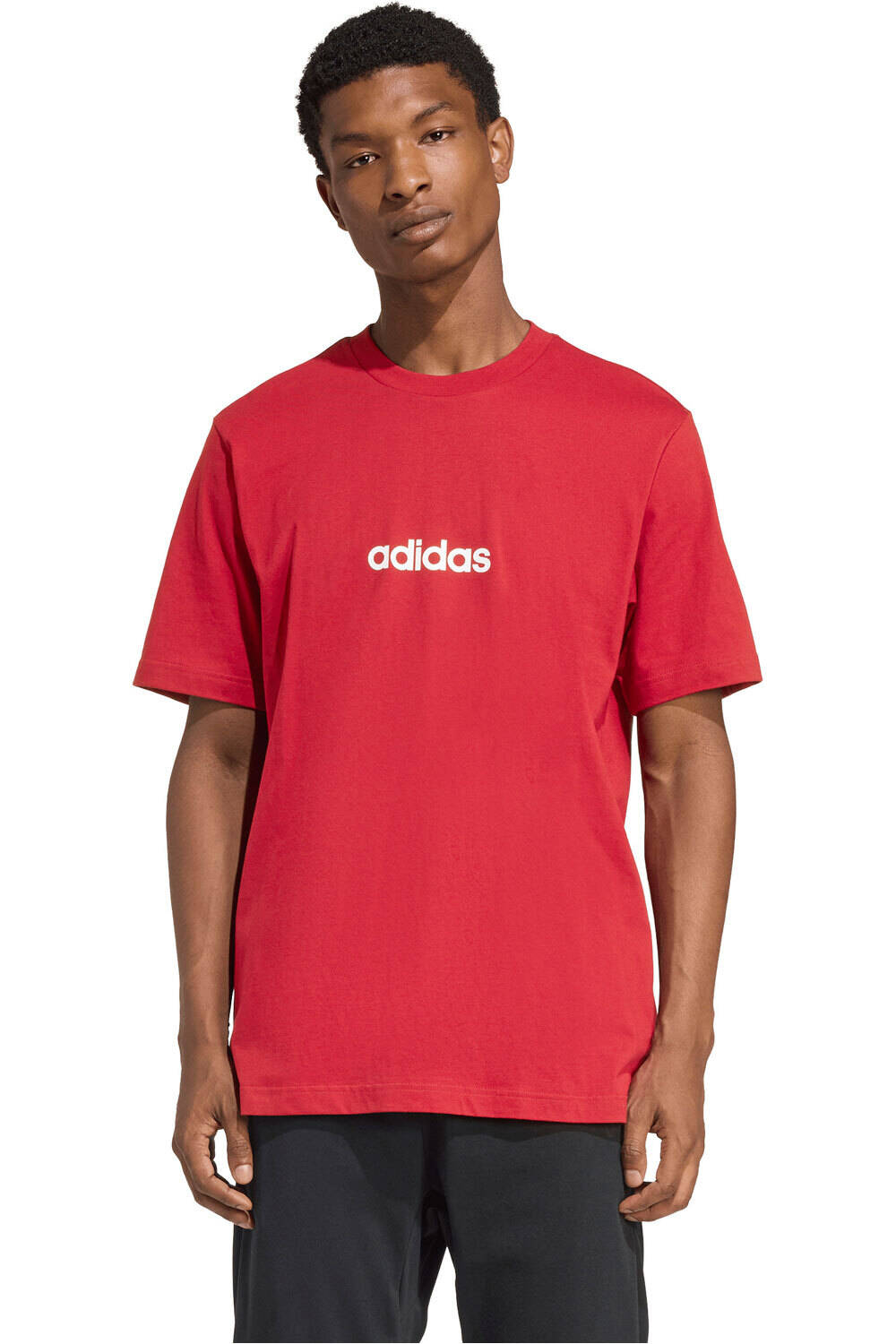 adidas camiseta manga corta hombre _M_M LIN SJ T vista frontal