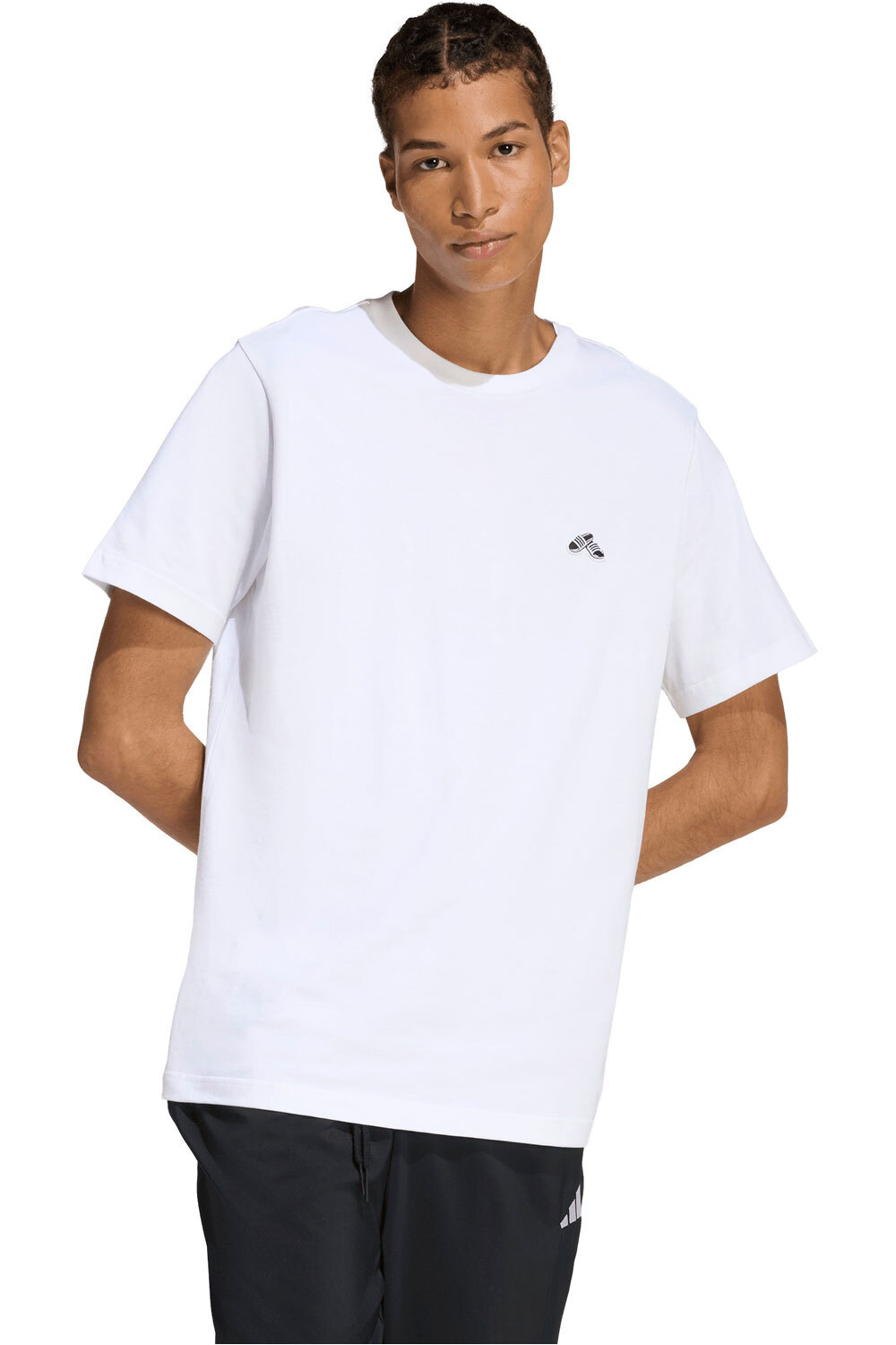 adidas camiseta manga corta hombre _M_M S SLIDE TR T vista frontal