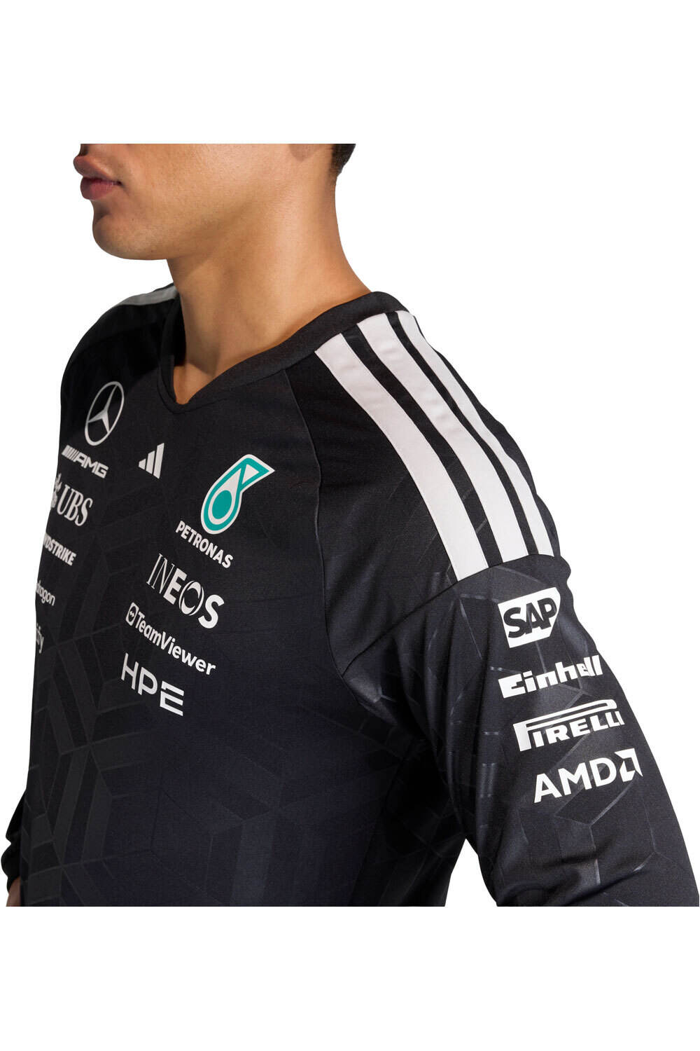 adidas camiseta manga corta hombre PILOTO MERCEDES-AMG PETRONAS F1 DNA 03