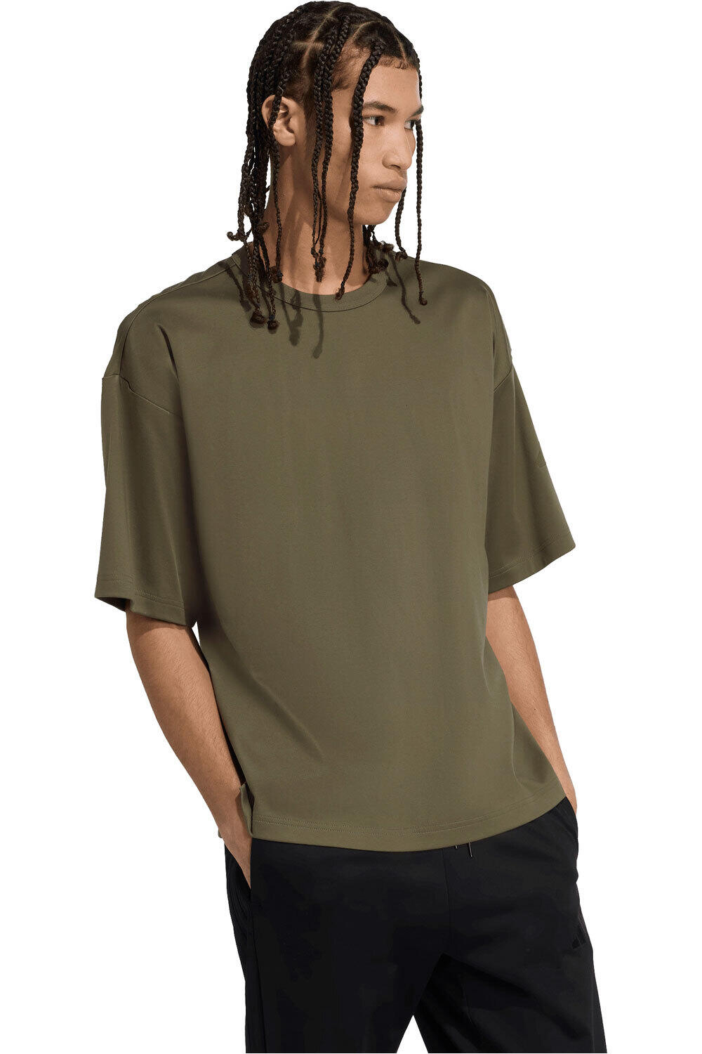 adidas camiseta manga corta hombre SOFT LUX vista detalle