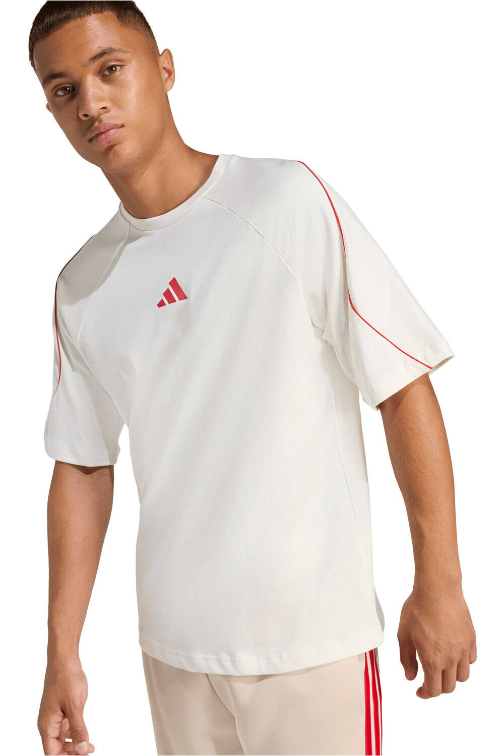 adidas camiseta manga corta hombre STADIUM vista detalle