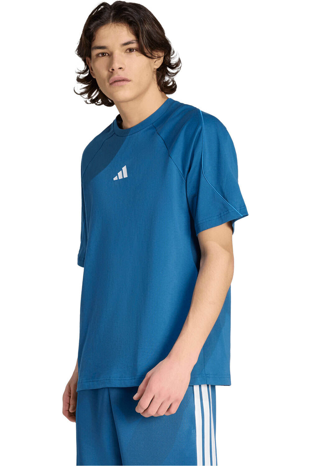 adidas camiseta manga corta hombre STADIUM vista frontal