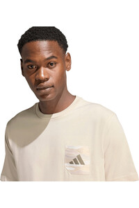 adidas camiseta manga corta hombre TCNICA ESTAMPADO CAMUFLAJE POCKET vista detalle