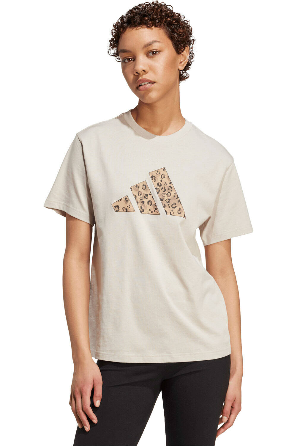 adidas camiseta manga corta mujer ANIMAL GRAPHIC vista frontal
