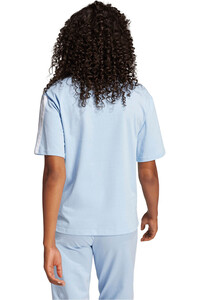 adidas camiseta manga corta mujer ESSENTIALS BOYFRIEND 3 BANDAS vista trasera