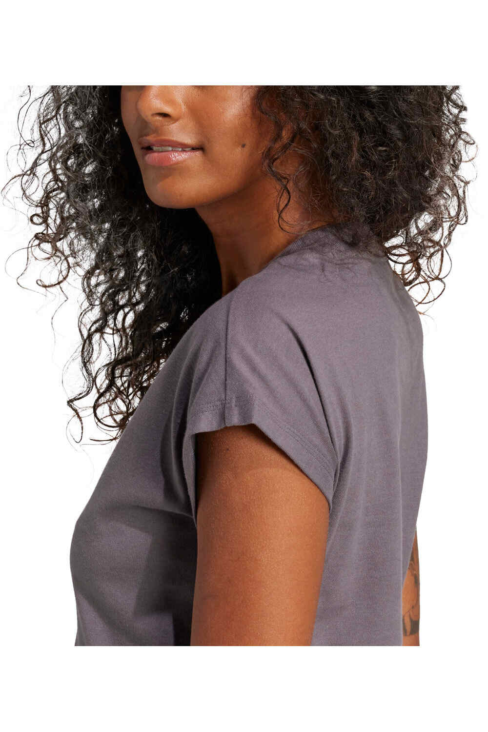 adidas camiseta manga corta mujer ESSENTIALS LINEAR COTTON 04