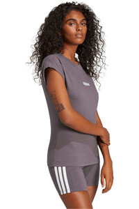 adidas camiseta manga corta mujer ESSENTIALS LINEAR COTTON vista detalle