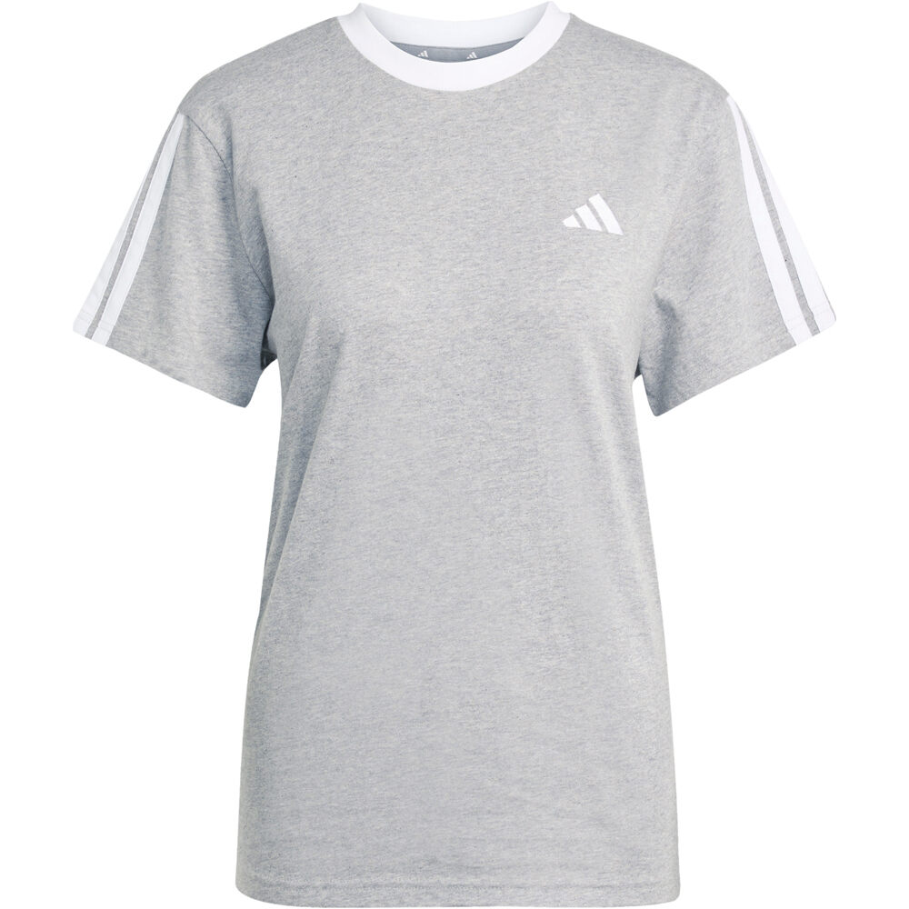 adidas camiseta manga corta mujer ESSENTIALS LOOSE 3 BANDAS vista detalle