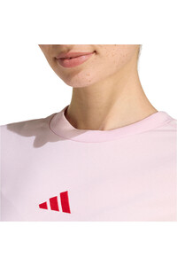 adidas camiseta manga corta mujer ESSENTIALS SLIM BABY 3 BANDAS 03