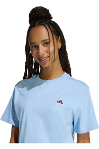 adidas camiseta manga corta mujer ESTAMPADA COLOUR ICON vista detalle