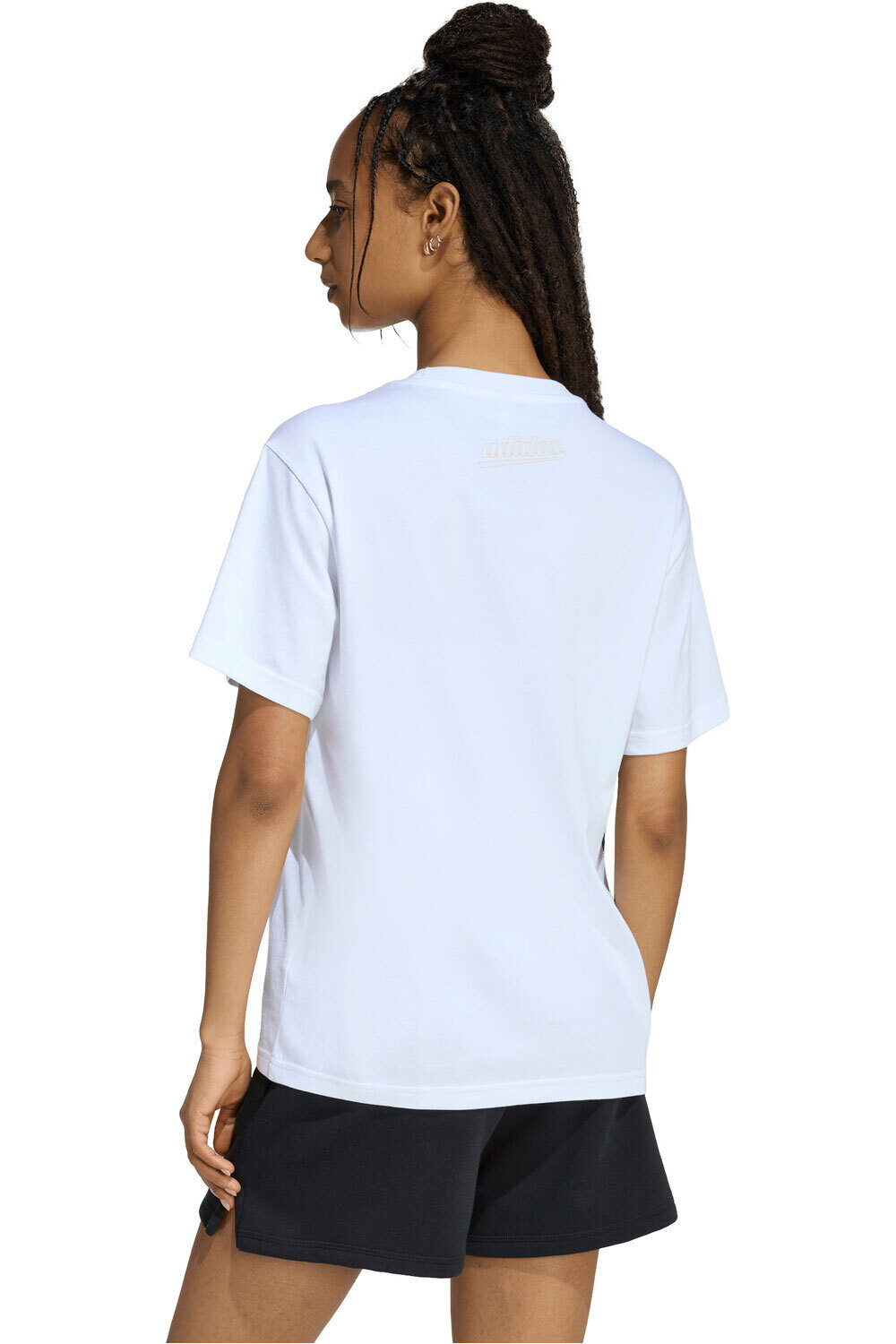 adidas camiseta manga corta mujer ESTAMPADA COLOUR ICON vista trasera