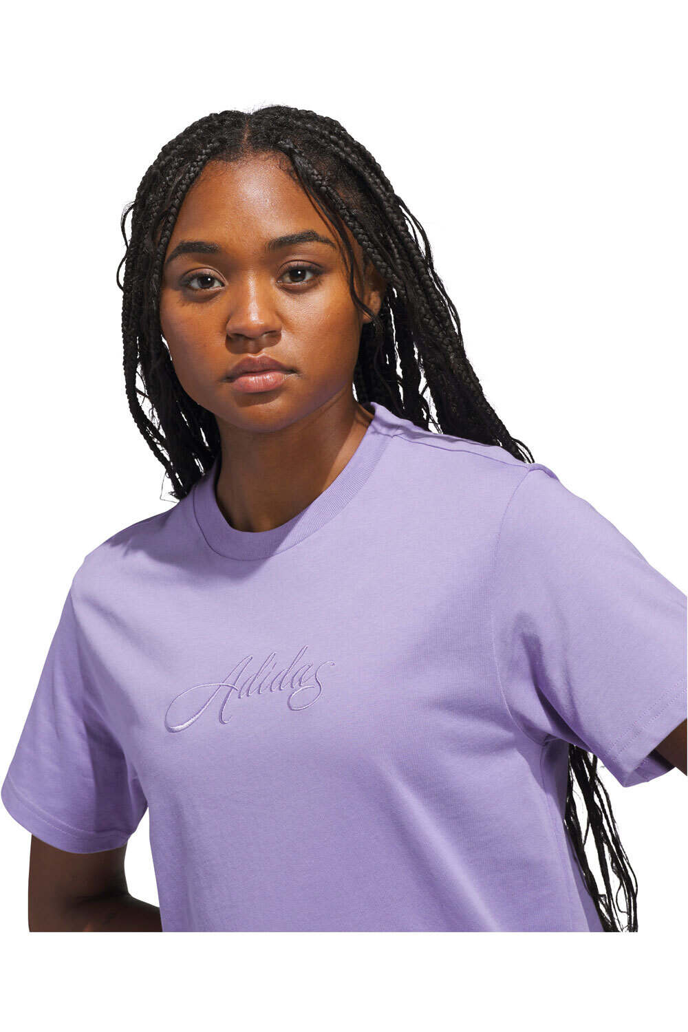 adidas camiseta manga corta mujer ESTAMPADA CURSIVE WORDMARK vista detalle