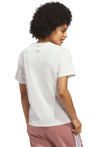 adidas camiseta manga corta mujer ESTAMPADA CURSIVE WORDMARK vista trasera