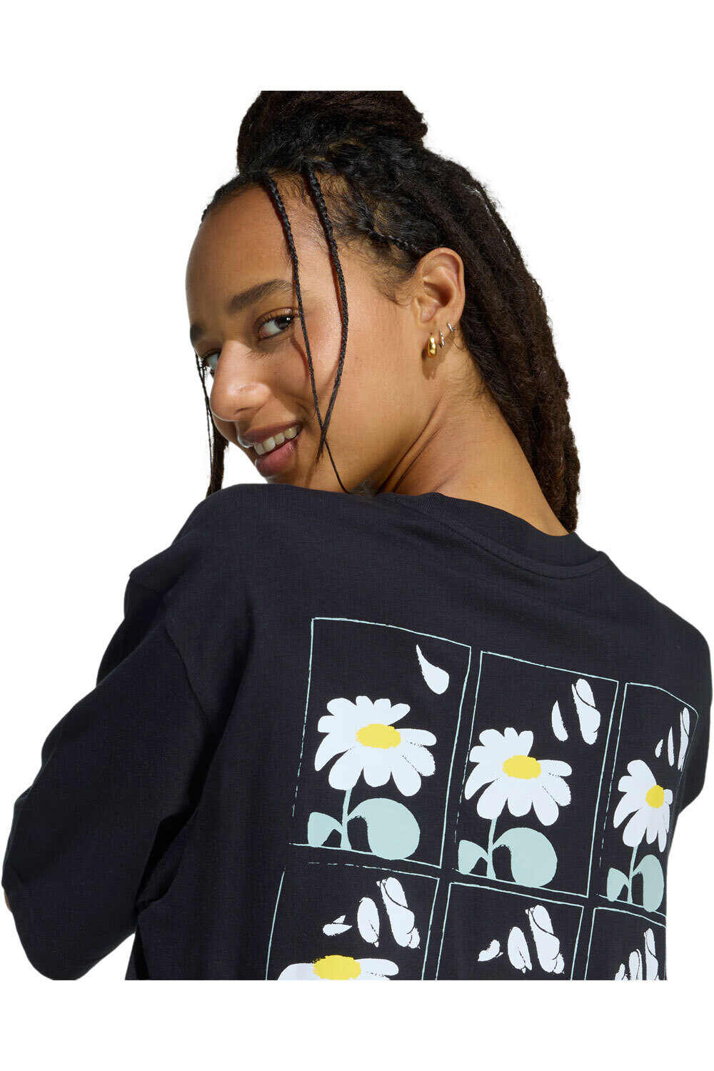 adidas camiseta manga corta mujer ESTAMPADA HOLGADA SOFT SIDE 03