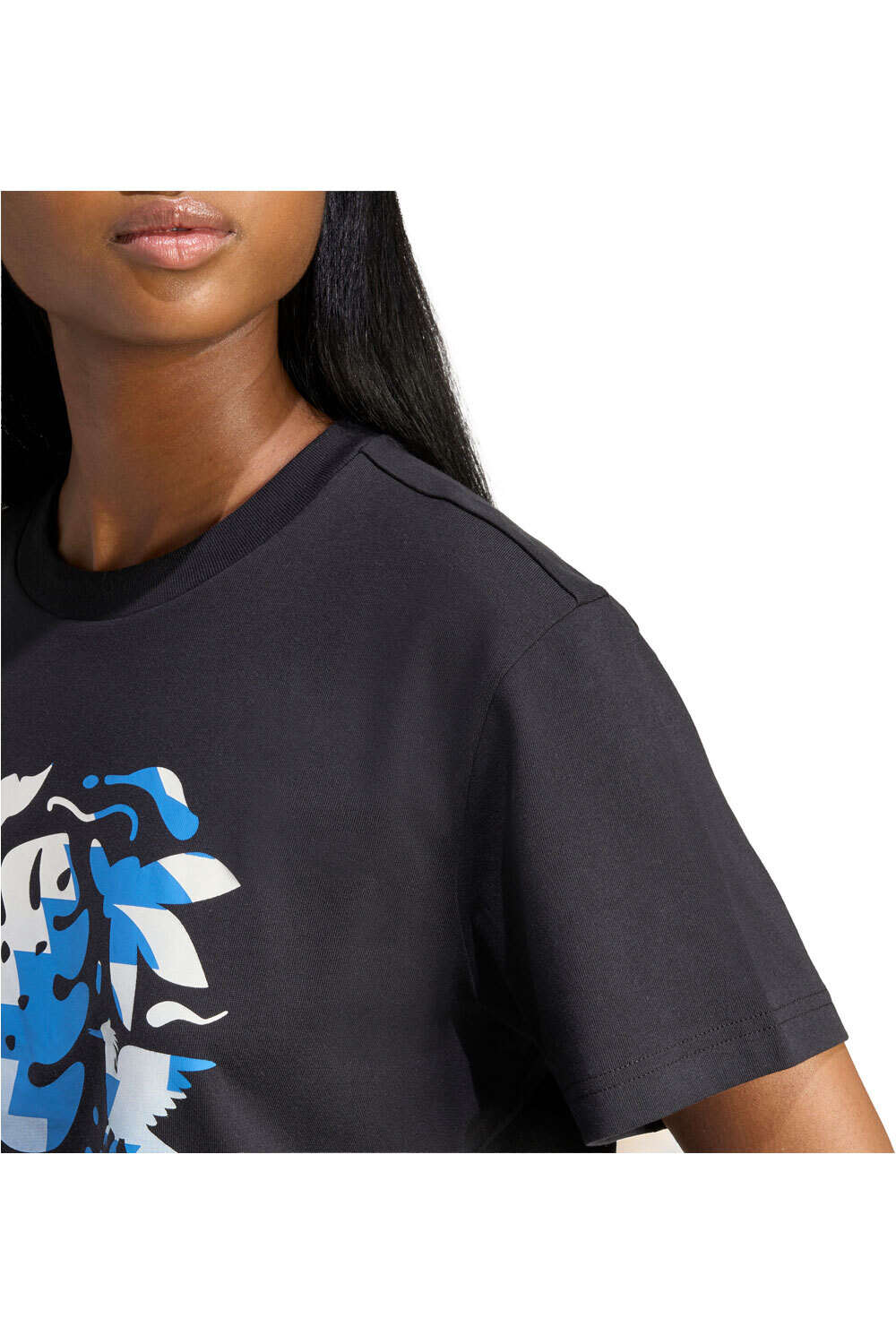 adidas camiseta manga corta mujer ESTAMPADA HOUSE OF TIRO COMMUNITY 03