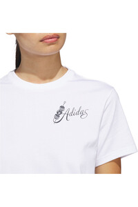 adidas camiseta manga corta mujer ESTAMPADA MIND BODY & SPIRIT vista detalle