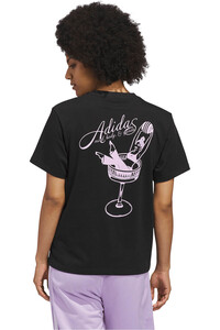 adidas camiseta manga corta mujer ESTAMPADA MIND BODY & SPIRIT(S) vista trasera