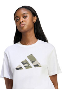 adidas camiseta manga corta mujer ESTAMPADO DE CAMUFLAJE vista detalle