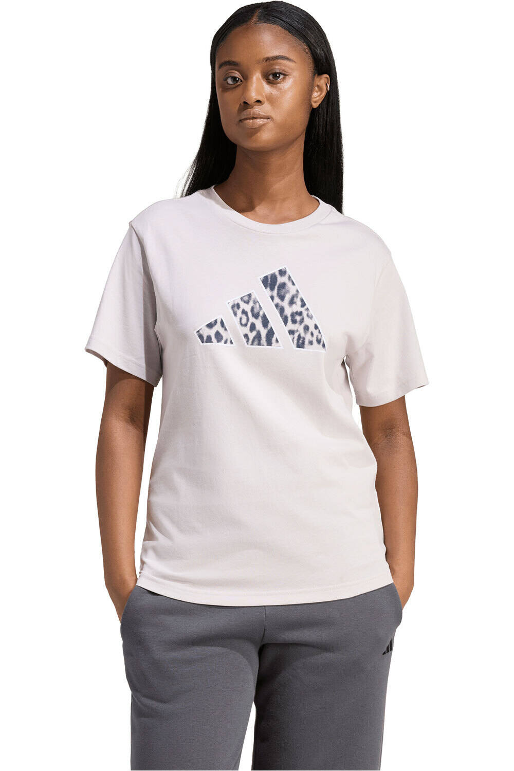 adidas camiseta manga corta mujer ESTAMPADO DE INSPIRACIN ANIMAL vista frontal