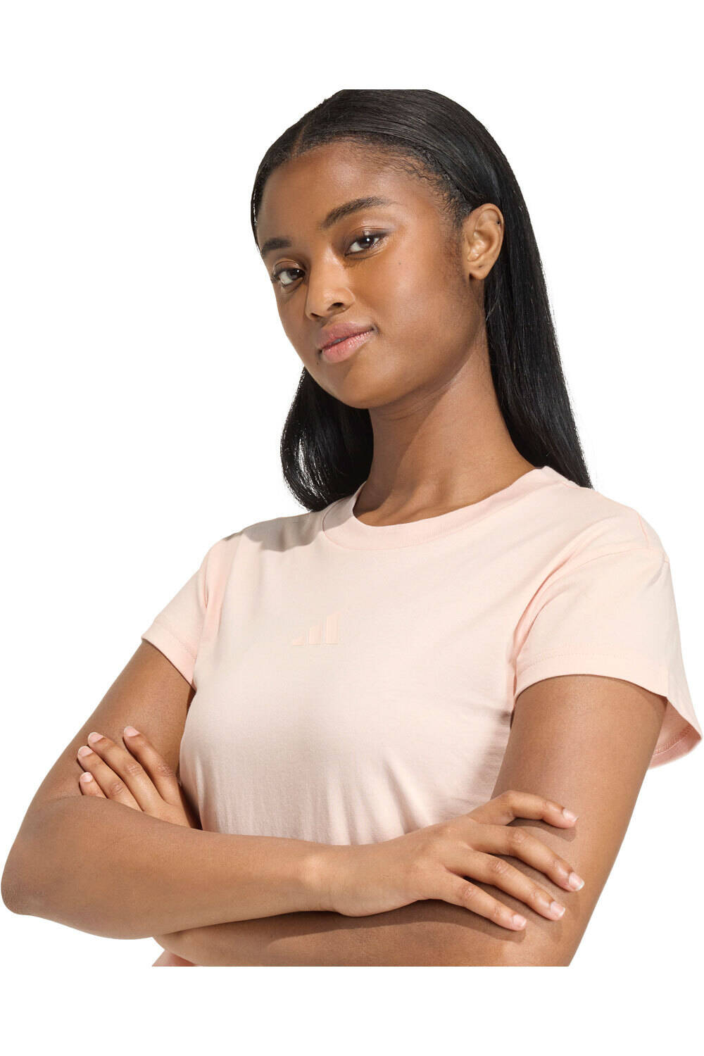 adidas camiseta manga corta mujer FUTURE ICONS SMALL LOGO vista detalle