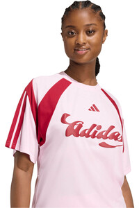 adidas camiseta manga corta mujer HOUSE OF TIRO vista detalle