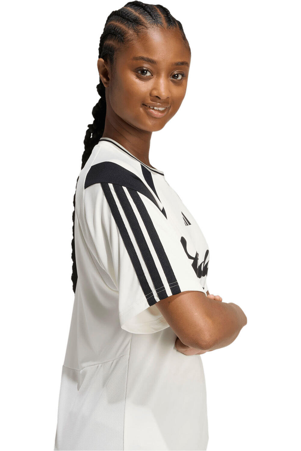 adidas camiseta manga corta mujer HOUSE OF TIRO vista detalle