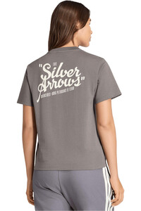 adidas camiseta manga corta mujer MERCEDES-AMG PETRONAS DE F1 FLECHAS vista trasera