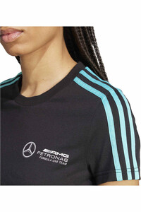 adidas camiseta manga corta mujer MERCEDES AMG PETRONAS F1 TEAM DNA 04