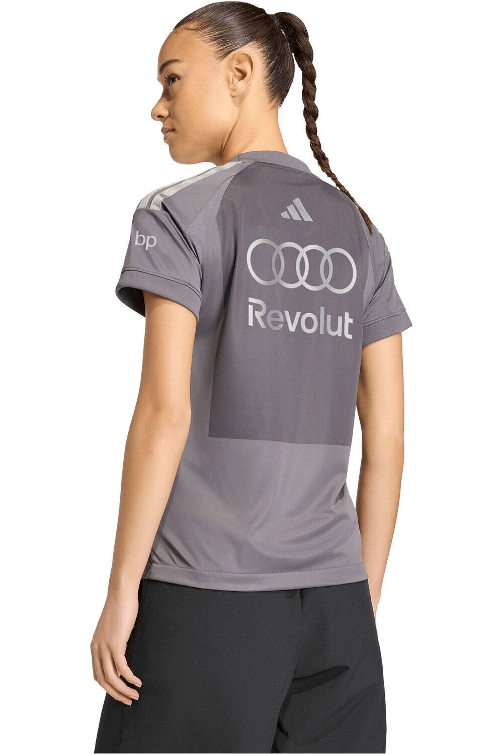adidas camiseta manga corta mujer PILOTO MANGA CORTA AUDI F1 TEAM vista trasera