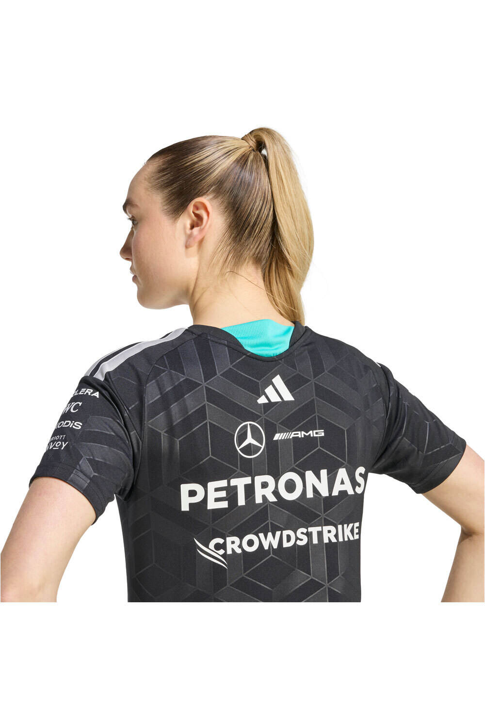 adidas camiseta manga corta mujer PILOTO MERCEDES-AMG PETRONAS F1 TEAM 03