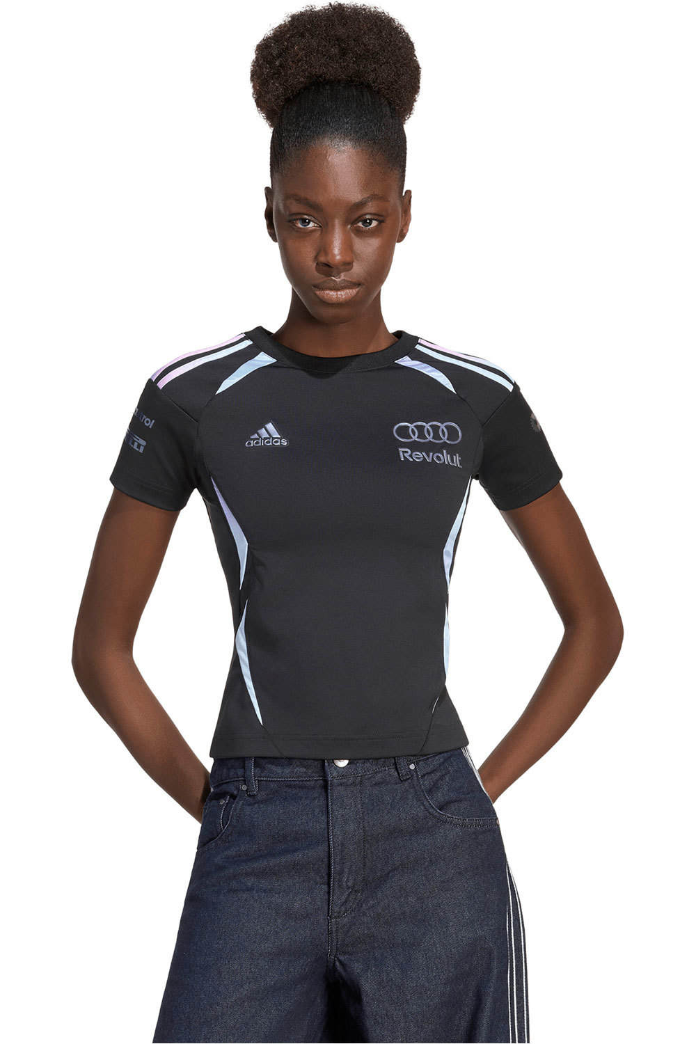 adidas camiseta manga corta mujer REVOLUT F1 TEAM TEAMGEIST vista frontal