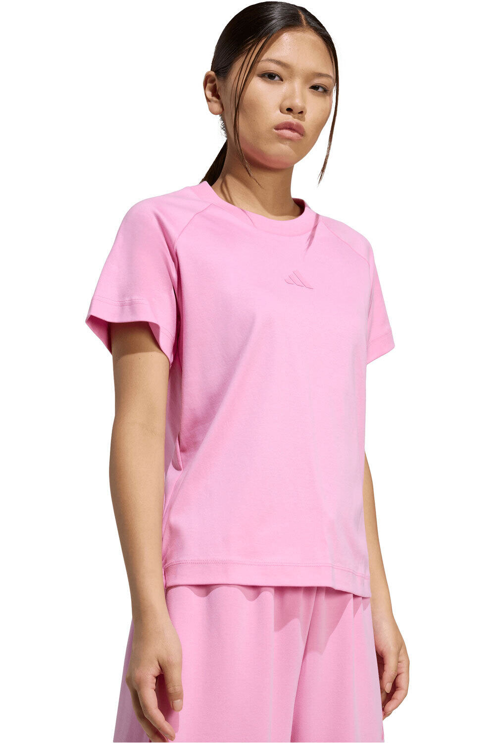 adidas camiseta manga corta mujer SOFT LUX vista detalle